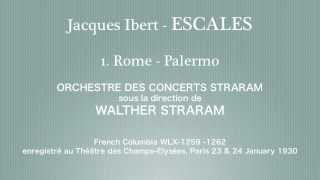 Jacques Ibert  ESCALES ORCHESTRE DES CONCERTS STRARAM [upl. by Gudren202]