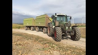 GoPro Mais abfahren mit Fendt 820 und zwei HW80 Cab View [upl. by Ullman]