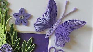 Butterfly Quilling Tutorial [upl. by Rica]