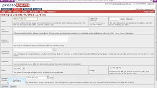 How to Create and add a bio PrestoSports [upl. by Martita425]