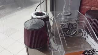 KampN air filter vs Simota air filter [upl. by Addam257]