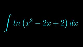 Integral of lnx2  2x  2 [upl. by Leuqar]