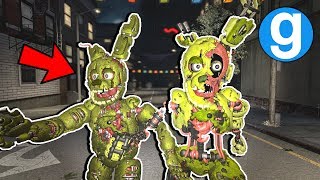 Scary Ignited Springtrap Early Acess Pill Pack Garrys Mod Gameplay Five Nights at Freddys [upl. by Krantz]