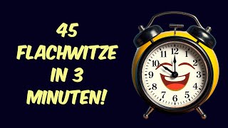 45 Flachwitze in 3 Minuten [upl. by Tiertza141]