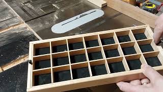 Jewelry Box Tray Dividers Build Video 10 [upl. by Maitland]