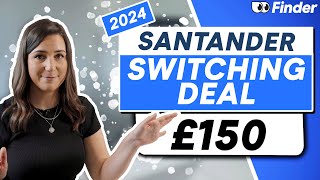 Get £150 cash  PRIZES from Santander  Santander Switching Offer Nov 2024 [upl. by Landbert]