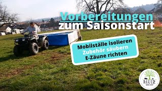 Vorbereitungen zum Saisonstart 2021  säubern reparieren isolieren [upl. by Naujit652]