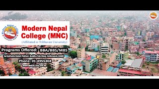 Discover the Best Management College Modern Nepal College MNC  BBA  BBS  MBS [upl. by Ginnie185]