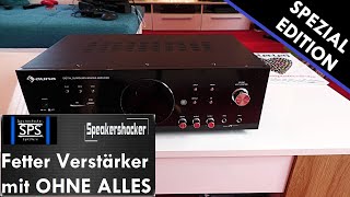 Geilster Auna Verstärker test 1200 Watt Boxen Vergleich Soundcheck 40K Abo Spezial Kernschrott [upl. by Mikes]