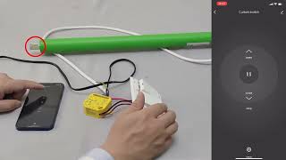 LoraTap New WiFi Roller Shutter Module SC500WV2N2YELLOW Installation Method [upl. by Shargel]