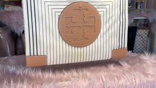 Unboxing Tory Burch Ella printed tote [upl. by Lubow]