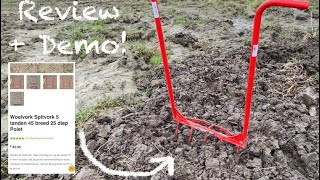 Review  Demo woelvork  Moestuinweetjes 👩‍🌾 [upl. by Margit]