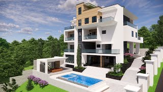 7 bedroom contemporary design ID2277 [upl. by Rodge]