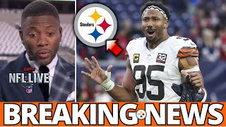 YEAH MORE NEWS ✅LOOK WHAT MYLES GARRETT IS TALKING ABOUT TJ WATT NO ONE EXPECTED IT STEELERS NEWS [upl. by Townie916]