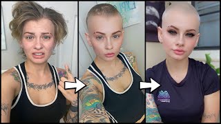 Bleaching My BUZZCUT  Total Hair Transformation [upl. by Acinahs]