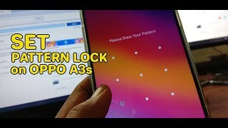 How to set Pattern Lock on Screen OPPO A3s [upl. by Kristie]