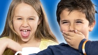 Kids Try Coffee For The First Time [upl. by Sucramed]