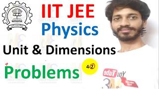 IIT JEE MAINS and ADVANCE Previous years questions on units and dimensions for with Trick [upl. by Alesram532]