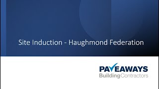 Haughmond Federation Site Induction [upl. by Atnoek414]