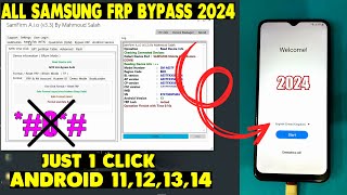 🔴 Samsung Frp Bypass 2024  Android 12 To 14  Samsung Frp Latest Security  Samsung Frp Unlock Tool [upl. by Airamanna]