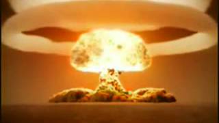 Moment and the sound of an atomic bomb explosion [upl. by Rosalie345]