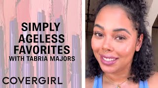 Tabria Majors Simply Ageless Makeup Look  COVERGIRL Shorts [upl. by Rosana]