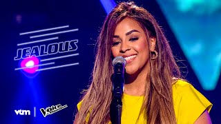 Fatimazohra  Jealous  Blind Auditions 10  The Voice van Vlaanderen  VTM [upl. by Origra361]