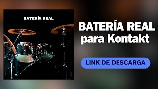 Batería SUPER REAL para Kontakt  Link De DESCARGA [upl. by Selig]