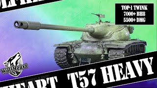 T57 Heavy  ЖЕСТКО РАЗРЫВАЮ РАНДОМ НА ТВИНКЕ  ВЕБКА  ПУТЬ К 300 БОЯМ [upl. by Brindell]