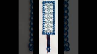 Shades of Blue My Works FairyLacefromElena Short tatting handmade lace blue DIY patterns [upl. by Elburt353]