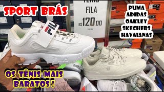 OUTLET SPORT BRÁS  CHUTEIRAS E TÊNIS BARATO  DIVERSAS MARCAS  PUMA  ADIDAS  FILA  JOMA  UMBRO [upl. by Ebert]