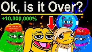 Is The Crypto Pump Over Pepe Coin Turbo Coin  Brett Coin and Other Memecoins [upl. by Anirroc]