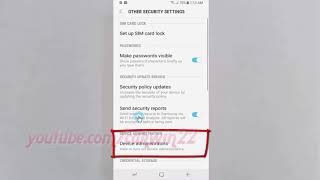 Android Nougat  How to Activate or Deactivate Find My Device in Samsung Galaxy S8 or S8 [upl. by Bakki]