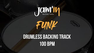 Funk Drumless Backing Track 100BPM [upl. by Tavy]