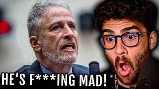 Jon Stewart Gets ANGRY In Conservative Interview  Hasanabi reacts [upl. by Perrie13]