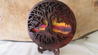 Tree of Life  Scroll Saw Art [upl. by Halak]