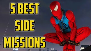 5 Best Side Missions In Marvels SpiderMan [upl. by Etteroma954]