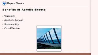 The Role of Acrylic Sheets in Modern Architecture [upl. by Airdnahs376]