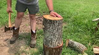 GermanRhineland Pattern Axes Pignut Hickory in the heat [upl. by Tobie]