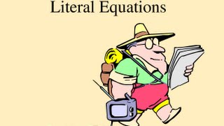 Solving for a Variable in Literal Equations  Lesson 23 [upl. by Awad]