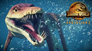 Swimming with KRONOSAURUS  Life in the Cretaceous  Jurassic World Evolution 2 🦖 4K 🦖 [upl. by Auqinot]