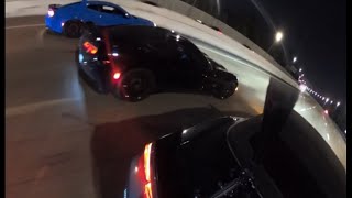 Camaros Vs stingray vette vs 392 Scatpack racing in Mexico with key7k camaro stingray mopar [upl. by Wanids]