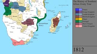 The History of Southern Africa Every Year [upl. by Harlen]