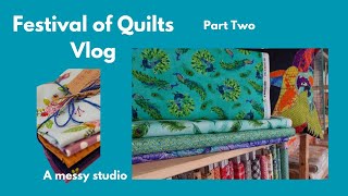 Festival of Quilts Vlog part two [upl. by Srini]