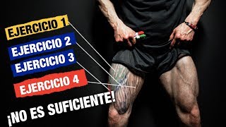 La RUTINA PERFECTA para PIERNAS Sets y Repeticiones Incluidas [upl. by Picco]