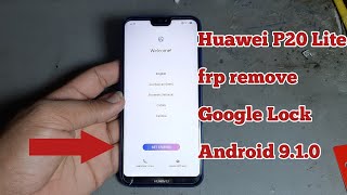 Huawei P20 Lite FRP Bypass Without PC  How To Remove Google Account On Huawei P20lite Without PC [upl. by Garlen266]