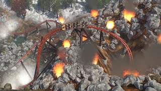 INFERNO  INTAMIN BLITZ COASTER  NO LIMITS 2 FVD [upl. by Say]