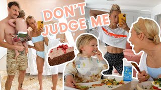 dont judge me What I ACTUALLY eat in a day  Full Day Of Eating Vlog [upl. by Wivestad]