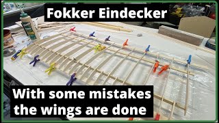 Fokker Eindecker wingbuild [upl. by Zebedee]