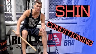 How To Condition Your Shins  Stephen Wonderboy Thompson [upl. by Elenaj]